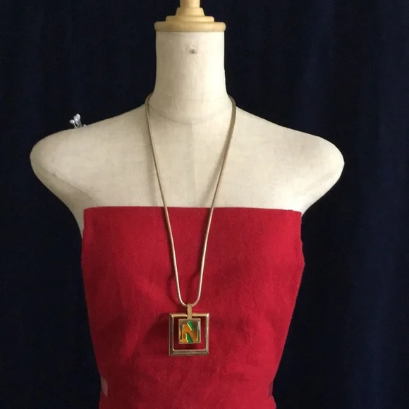 🖤24K GP💕N pendant necklace - Picture 2 of 14